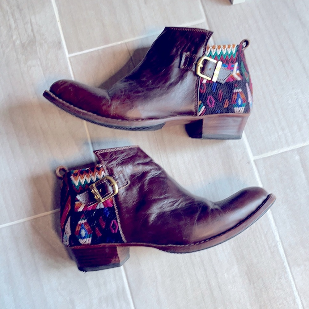 Custom made Guatemalan booties.